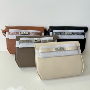 Smooth Swift Leather 25 Belted Convertible Clutch Pouch Crossbody Bag S5